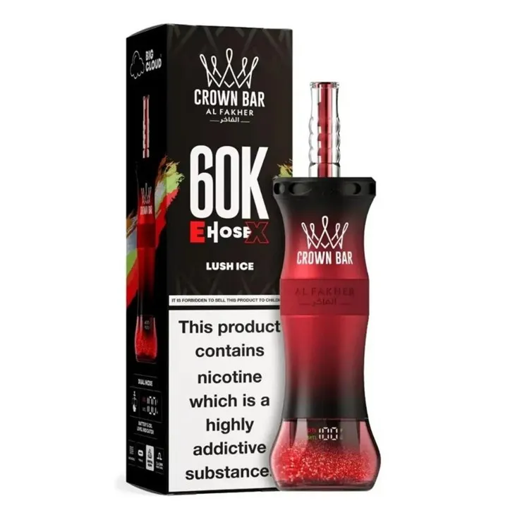 Al Fakher Crown Bar E Hose X Shisha 60K manufacturers