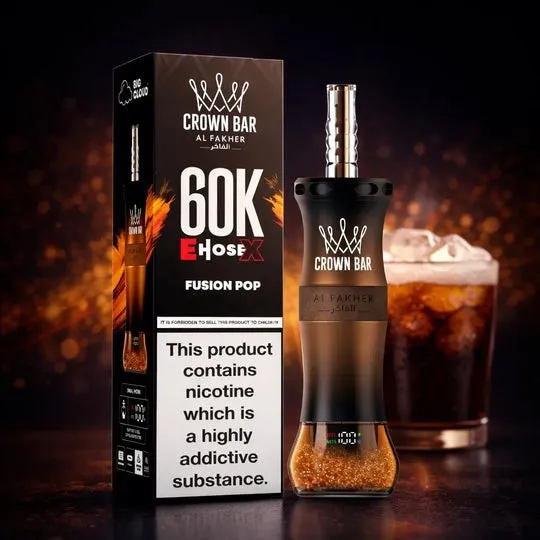 Al Fakher Crown Bar E Hose X Shisha 60K high quality