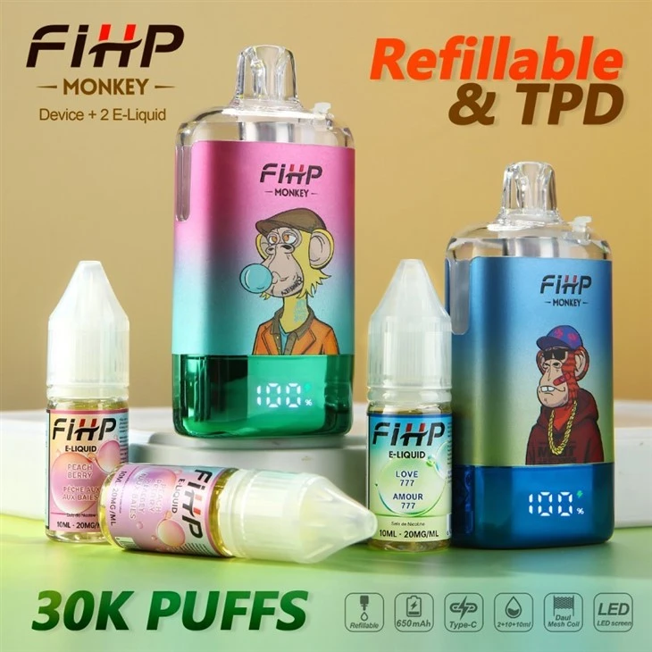 FIHP 30K PUFFS Refillable & TPD factory
