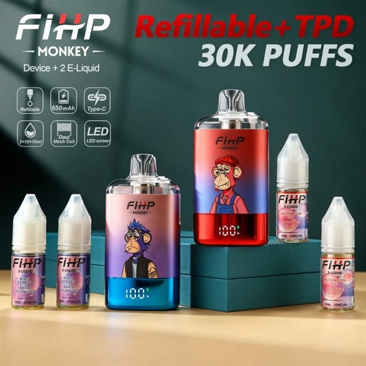 FIHP 30K PUFFS Refillable & TPD best