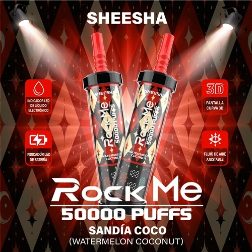 ROCKME SHEESHA 50,000 Puffs Disposable Vape: Features, Advanced Design Meets High-Capacity Perfor...