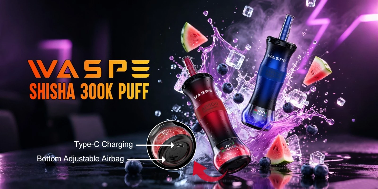 WASPE SHISHA 300K 05 WASPE SHISHA 300K 05