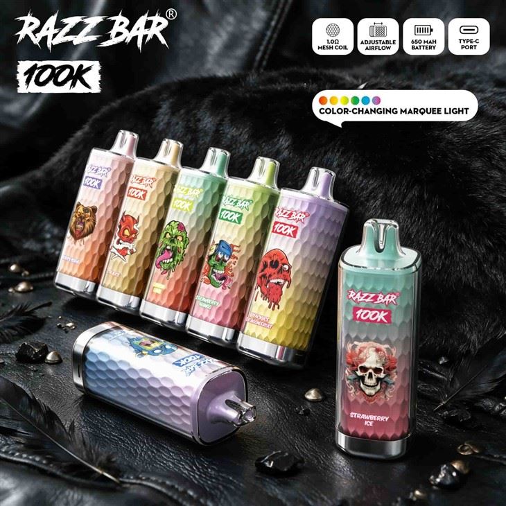 Razz Bar 100K 100000 Puffs Disposable Vape |EU Warehouse price
