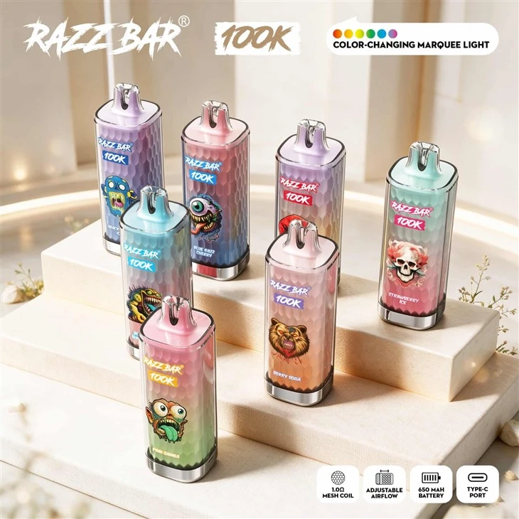 Razz Bar 100K 100000 Puffs Disposable Vape |EU Warehouse price