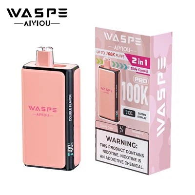 Waspe 100K PRO Puffs 2in1 Intelligent Smoke Double Flavors EU Warehouse