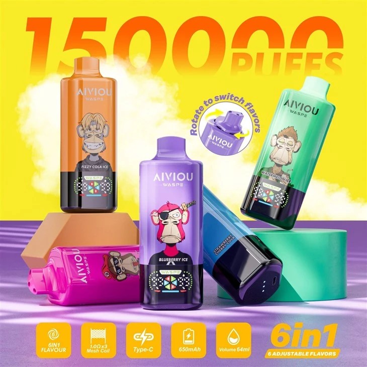 Waspe Aiviou 6in1 150K Puffs high quality